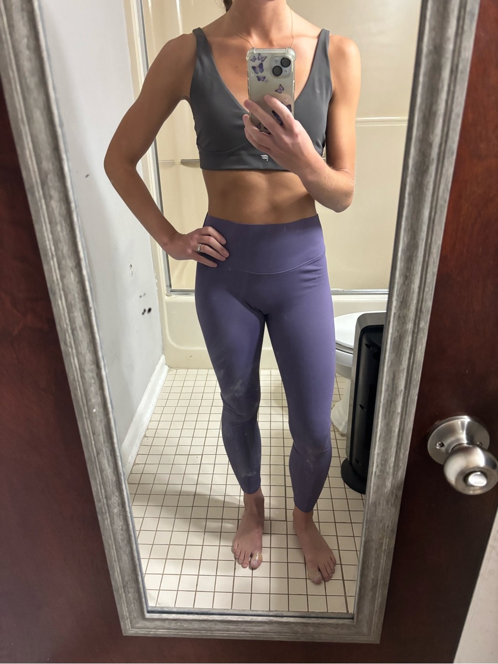 Purple Fabletics Leggings